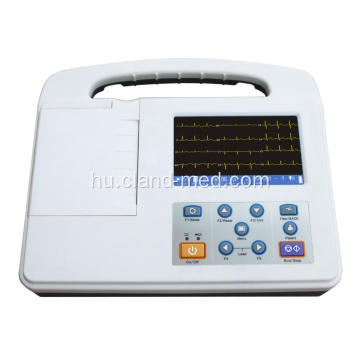 Hordozható digitális 1 csatornás EKG-készülék elektrokardiográf